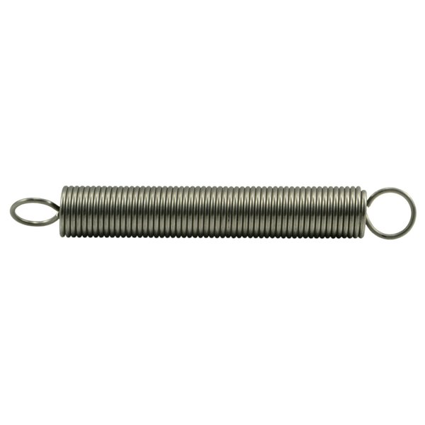 Midwest Fastener 3/4" x 0.080" x 6" 18-8 Stainless Steel Extension Springs 2PK 38846